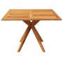 Mesa de jardín madera maciza de acacia 110x110x75 cm de vidaXL, Mesas de jardín - Ref: Foro24-316257, Precio: 192,60 €, Descu...