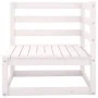 Garten-Ecksofa mit anthrazitgrauen Kissen aus Kiefernholz von vidaXL, Modulare Sofas für den Außenbereich - Ref: Foro24-80571...