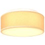 Luces de Techo Empotradas Blancas Ø 30 cm Tela E27