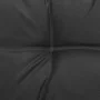 Garten-Ecksofa mit anthrazitgrauen Kissen aus Kiefernholz von vidaXL, Modulare Sofas für den Außenbereich - Ref: Foro24-80571...