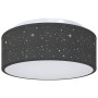 Lámparas de Techo con Pantalla Estrellada Negra Ø 30 cm Tela E27 de , Lámparas - Ref: Foro24-42001210, Precio: 34,27 €, Descu...