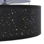 Lámparas de Techo con Pantalla Estrellada Negra Ø 30 cm Tela E27 de , Lámparas - Ref: Foro24-42001210, Precio: 34,27 €, Descu...