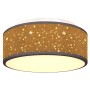 Lámparas de Techo con Pantalla Estrellada Negra Ø 30 cm Tela E27 de , Lámparas - Ref: Foro24-42001210, Precio: 34,27 €, Descu...