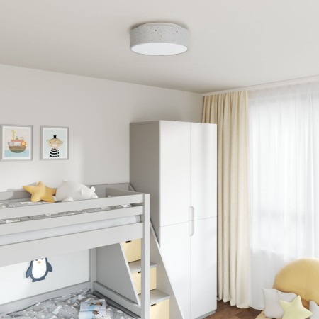 Luces de Techo con Pantalla Estrellada Gris Ø 38 cm Tela E27 de , Lámparas - Ref: Foro24-42001216, Precio: 40,03 €, Descuento: %
