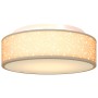 Luces de Techo con Pantalla Estrellada Taupe Ø 38 cm Tela E27 by , Lamps - Ref: Foro24-42001217, Price: 42,17 €, Discount: %