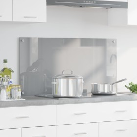 Fondo de Cocina Gris Claro 100x50x0,6 cm de Vidrio Templado von , Küchengeräte und Utensilien - Ref: Foro24-42001236, Preis: ...