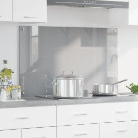 Luz de Salpicadero de Cocina Gris Claro 100x60x0,6 cm Vidrio Templado von , Küchengeräte und Utensilien - Ref: Foro24-4200123...