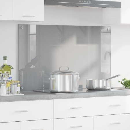 Luz de Salpicadero de Cocina Gris Claro 100x60x0,6 cm Vidrio Templado von , Küchengeräte und Utensilien - Ref: Foro24-4200123...