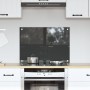 Salpicadero de Cocina Gris Oscuro 70x50x0,6 cm de Vidrio Templado von , Küchengeräte und Utensilien - Ref: Foro24-42001239, P...