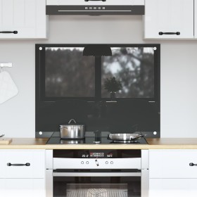 Salpicadero de Cocina en Gris Oscuro - 80x60x0.6 cm Vidrio Templado von , Küchengeräte und Utensilien - Ref: Foro24-42001243,...