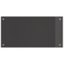 Protección de cocina Gris oscuro 80x40x0,6 cm de vidrio templado by , Kitchen tools and utensils - Ref: Foro24-42001241, Pric...