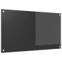 Faldón de Cocina Gris Oscuro 90x50x0,6 cm de Vidrio Templado by , Kitchen tools and utensils - Ref: Foro24-42001245, Price: 4...