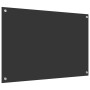 Salpicadero de Cocina Gris Oscuro 90x60x0,6 cm de Vidrio Templado von , Küchengeräte und Utensilien - Ref: Foro24-42001246, P...