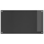 Faldón de Cocina Gris Oscuro 90x50x0,6 cm de Vidrio Templado by , Kitchen tools and utensils - Ref: Foro24-42001245, Price: 4...