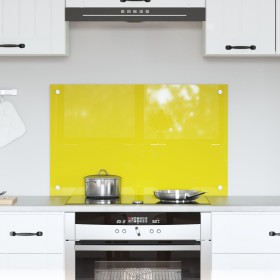 Revestimiento de cocina amarillo 80x50x0,6 cm de vidrio templado von , Küchengeräte und Utensilien - Ref: Foro24-42001254, Pr...