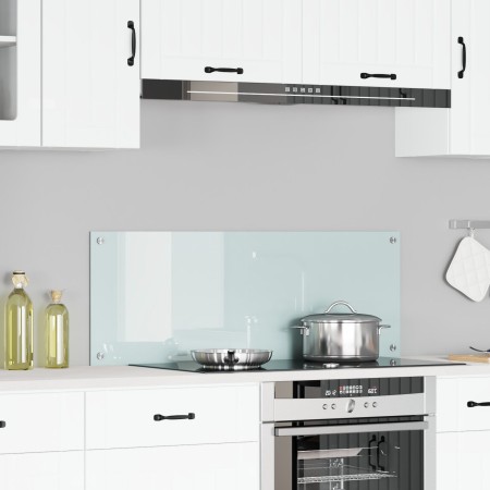Mesa de Cocina Blanca 110x40x0,6 cm de Vidrio Templado von , Küchengeräte und Utensilien - Ref: Foro24-42001286, Preis: 38,21...