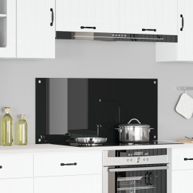 Respaldo de Cocina Negro 110x50x0,6 cm Vidrio Templado von , Küchengeräte und Utensilien - Ref: Foro24-42001299, Preis: 43,54...