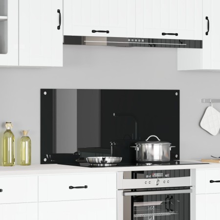 Respaldo de Cocina Negro 110x50x0,6 cm Vidrio Templado von , Küchengeräte und Utensilien - Ref: Foro24-42001299, Preis: 43,54...