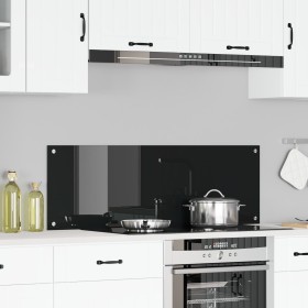 Salpicadero de Cocina Negro 120x40x0,6 cm Vidrio Templado von , Küchengeräte und Utensilien - Ref: Foro24-42001301, Preis: 40...