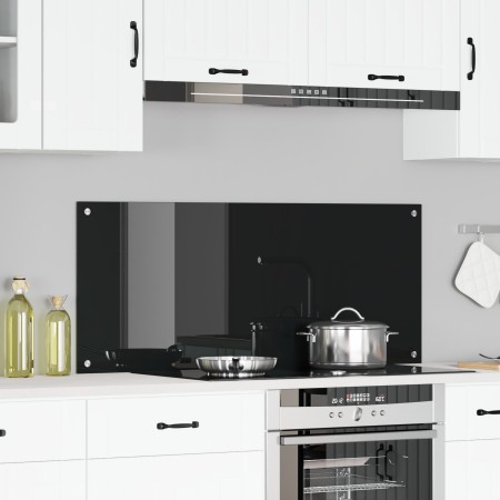 Fondo de Cocina Negro 120x50x0.6 cm de Vidrio Templado von , Küchengeräte und Utensilien - Ref: Foro24-42001302, Preis: 47,57...