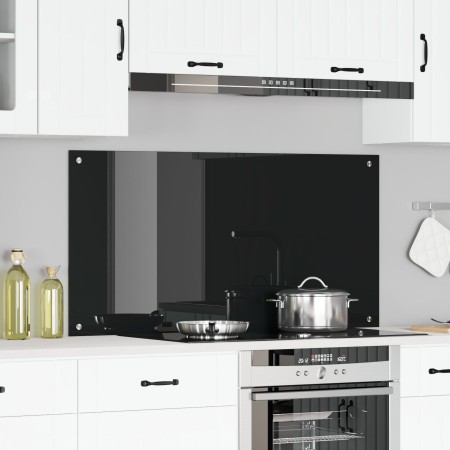 Espaldera de cocina negra 120x60x0,6 cm de vidrio templado von , Küchengeräte und Utensilien - Ref: Foro24-42001303, Preis: 5...