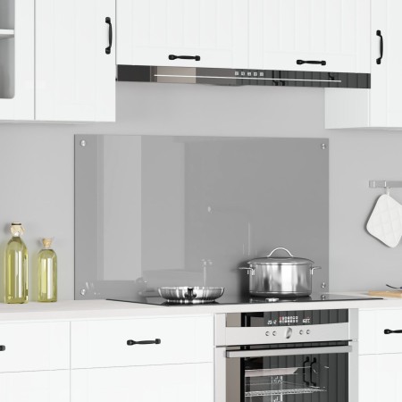 Luz de Respaldo de Cocina Gris Claro 110x60x0,6 cm Vidrio Templado von , Küchengeräte und Utensilien - Ref: Foro24-42001306, ...