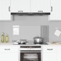 Luz para salpicadero de cocina Gris Claro 110x50x0,6 cm Vidrio Templado von , Küchengeräte und Utensilien - Ref: Foro24-42001...