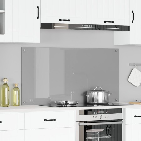 Luz de Salpicadero de Cocina Gris Claro 120x60x0,6 cm Vidrio Templado von , Küchengeräte und Utensilien - Ref: Foro24-4200130...