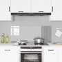 VidaXL Luz de Salpicadero de Cocina Gris Claro 120x50x0,6 cm Vidrio Templado von , Küchengeräte und Utensilien - Ref: Foro24-...