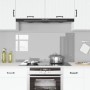 Luz de Salpicadero de Cocina Gris Claro 120x60x0,6 cm Vidrio Templado von , Küchengeräte und Utensilien - Ref: Foro24-4200130...