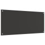 Salpicadero de Cocina Gris Oscuro 110x50x0,6 cm Vidrio Templado von , Küchengeräte und Utensilien - Ref: Foro24-42001311, Pre...