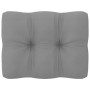 2 seater garden sofa with solid pine wood cushions by vidaXL, Modular outdoor sofas - Ref: Foro24-805730, Price: 144,87 €, Di...