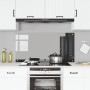 Salpicadero de cocina Gris oscuro 120x60x0,6 cm Vidrio Templado von , Küchengeräte und Utensilien - Ref: Foro24-42001315, Pre...
