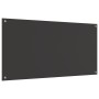 Salpicadero de cocina Gris oscuro 120x60x0,6 cm Vidrio Templado von , Küchengeräte und Utensilien - Ref: Foro24-42001315, Pre...