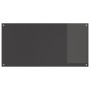 Salpicadero de cocina Gris oscuro 120x60x0,6 cm Vidrio Templado von , Küchengeräte und Utensilien - Ref: Foro24-42001315, Pre...