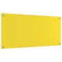Respaldo de Cocina Amarillo 110x50x0,6 cm Cristal Templado de , Herramientas y utensilios de cocina - Ref: Foro24-42001317, P...