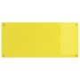 Respaldo de Cocina Amarillo 110x50x0,6 cm Cristal Templado de , Herramientas y utensilios de cocina - Ref: Foro24-42001317, P...