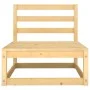 Juego de muebles de jardín 3 piezas madera maciza de pino de vidaXL, Conjuntos de jardín - Ref: Foro24-805705, Precio: 185,03...
