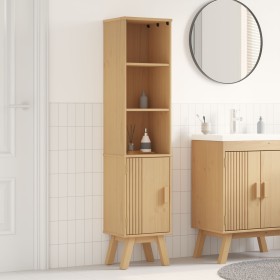 Comprar gabinete de baño marrón 35x30x159 cm de