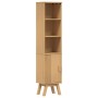 gabinete de baño  marrón 35x30x159 cm de madera maciza de pino | Foro24.es | Tu tienda online para hogar, jardín y más Foro24.es