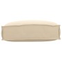 Cojín para Exterior Beige Algodón Mediano Fundas Removibles by , Cushions for chairs and sofas - Ref: Foro24-42001461, Price:...