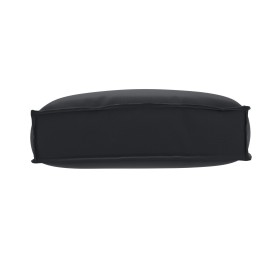 Cojín de Exterior Negro Poliéster Medio Cojín de Silla by , Cushions for chairs and sofas - Ref: Foro24-42001462, Price: 23,1...