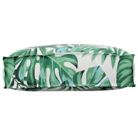 Cojín Exterior Patrón de hoja Poliéster 50 x 12 x 40 cm by , Cushions for chairs and sofas - Ref: Foro24-42001466, Price: 23,...