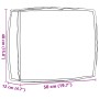 Cojín para Exterior Rojo Vino Poliéster Medio by , Cushions for chairs and sofas - Ref: Foro24-42001464, Price: 23,16 €, Disc...