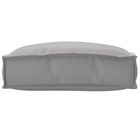 Cojín de Exterior Gris Poliéster 50 x 50 x 12 cm by , Cushions for chairs and sofas - Ref: Foro24-42001469, Price: 33,43 €, D...
