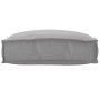Cojín de Exterior Gris Poliéster 50 x 50 x 12 cm by , Cushions for chairs and sofas - Ref: Foro24-42001469, Price: 33,43 €, D...