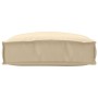 Cojín de Exterior Beige Poliéster 50 cm x 50 cm Reversible von , Kissen für Stühle und Sofas - Ref: Foro24-42001471, Preis: 2...