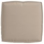 Cojín de exterior vitaXL Taupe Poliéster Estándar Duradero by , Cushions for chairs and sofas - Ref: Foro24-42001473, Price: ...