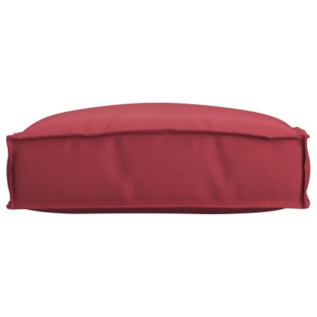Cojín de palet para asiento rojo vino 50x50x12 cm tela Oxford by , Cushions for chairs and sofas - Ref: Foro24-42001474, Pric...