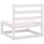 Central garden sofas and cushions 2 pcs anthracite pine wood by vidaXL, Modular outdoor sofas - Ref: Foro24-805736, Price: 17...